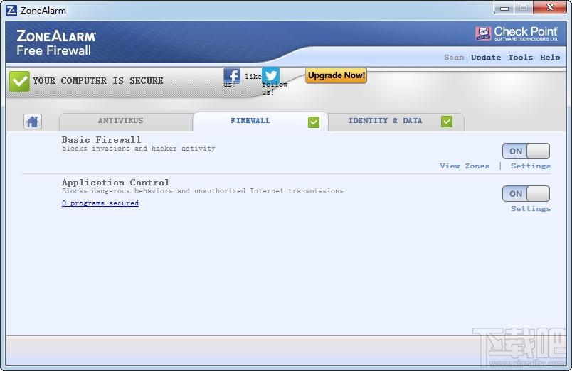 ZoneAlarm Free Firewall,zonealarm防火墙,zonealarm防火墙下载,ZoneAlarm