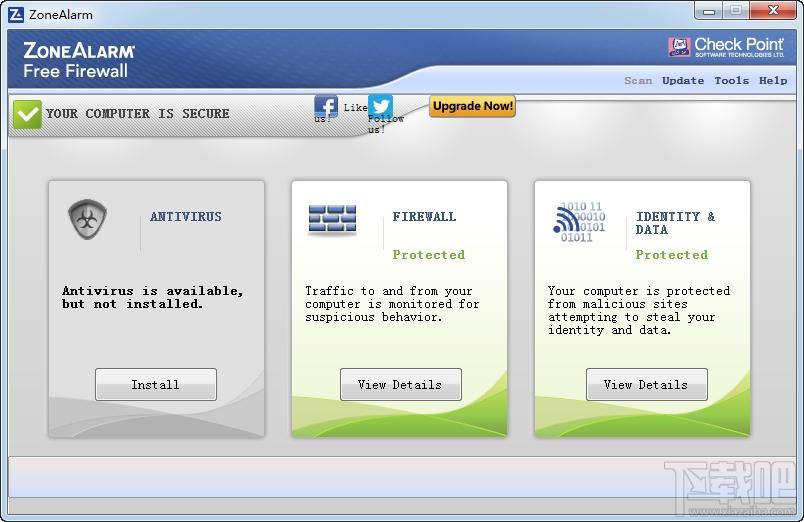 ZoneAlarm Free Firewall,zonealarm防火墙,zonealarm防火墙下载,ZoneAlarm