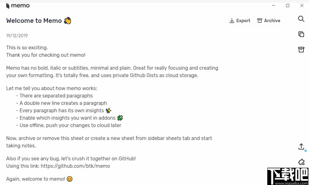 Memo下载,云笔记,记事软件,记事管理,笔记同步
